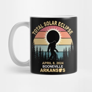 Solar Eclipse 2024 Bigfoot, April 8 2024, Astronomy, Celestial, Retro Eclipse Event 2024 Mug